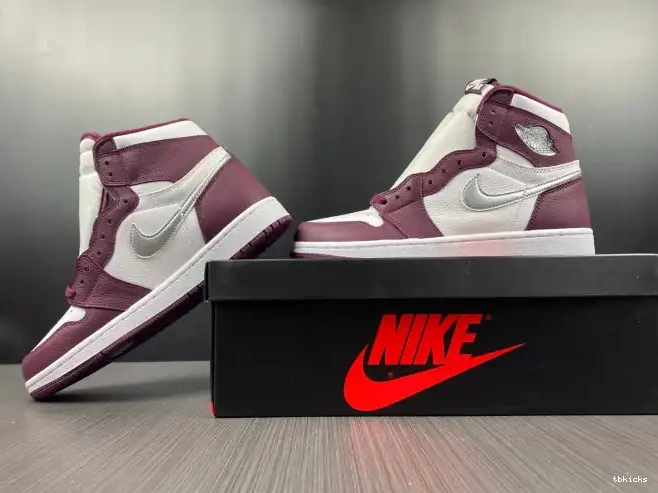 Rep TB Bordeaux OG High 1 Jordan Air 555088-611 0507
